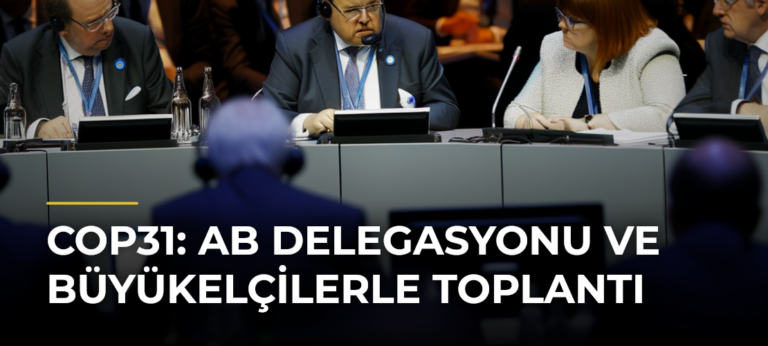 COP31: AB Delegasyonu ve Büyükelçilerle Toplantı