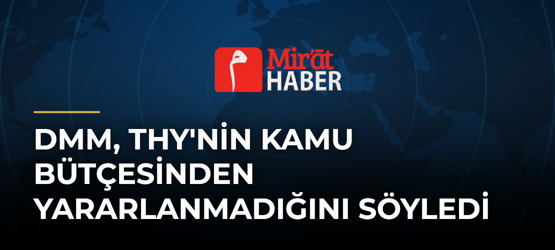 DMM, THY'nin Kamu Bütçesinden Yararlanmadığını Söyledi