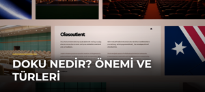 Doku Nedir? Önemi ve Türleri