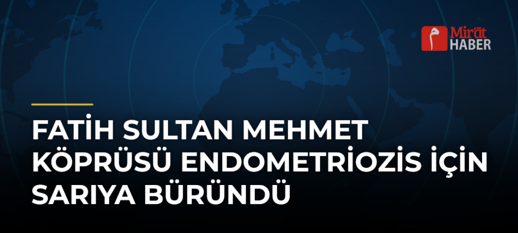 Fatih Sultan Mehmet Köprüsü Endometriozis İçin Sarıya Büründü
