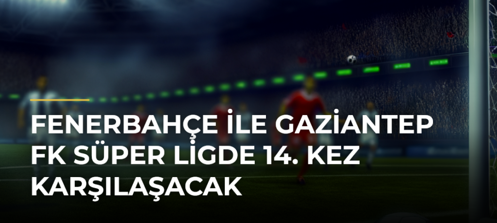 Fenerbahçe ile Gaziantep FK Süper Ligde 14. Kez Karşılaşacak