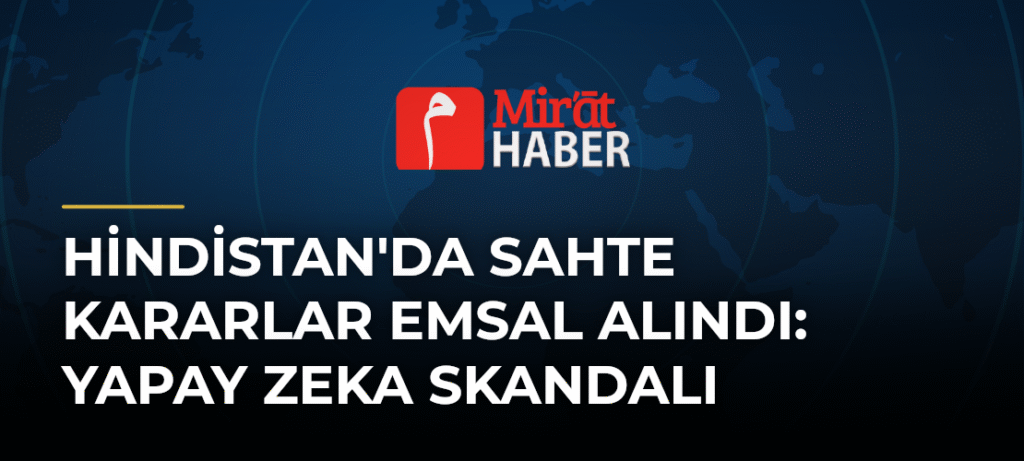 Hindistan’da Sahte Kararlar Emsal Alındı: Yapay Zeka Skandalı