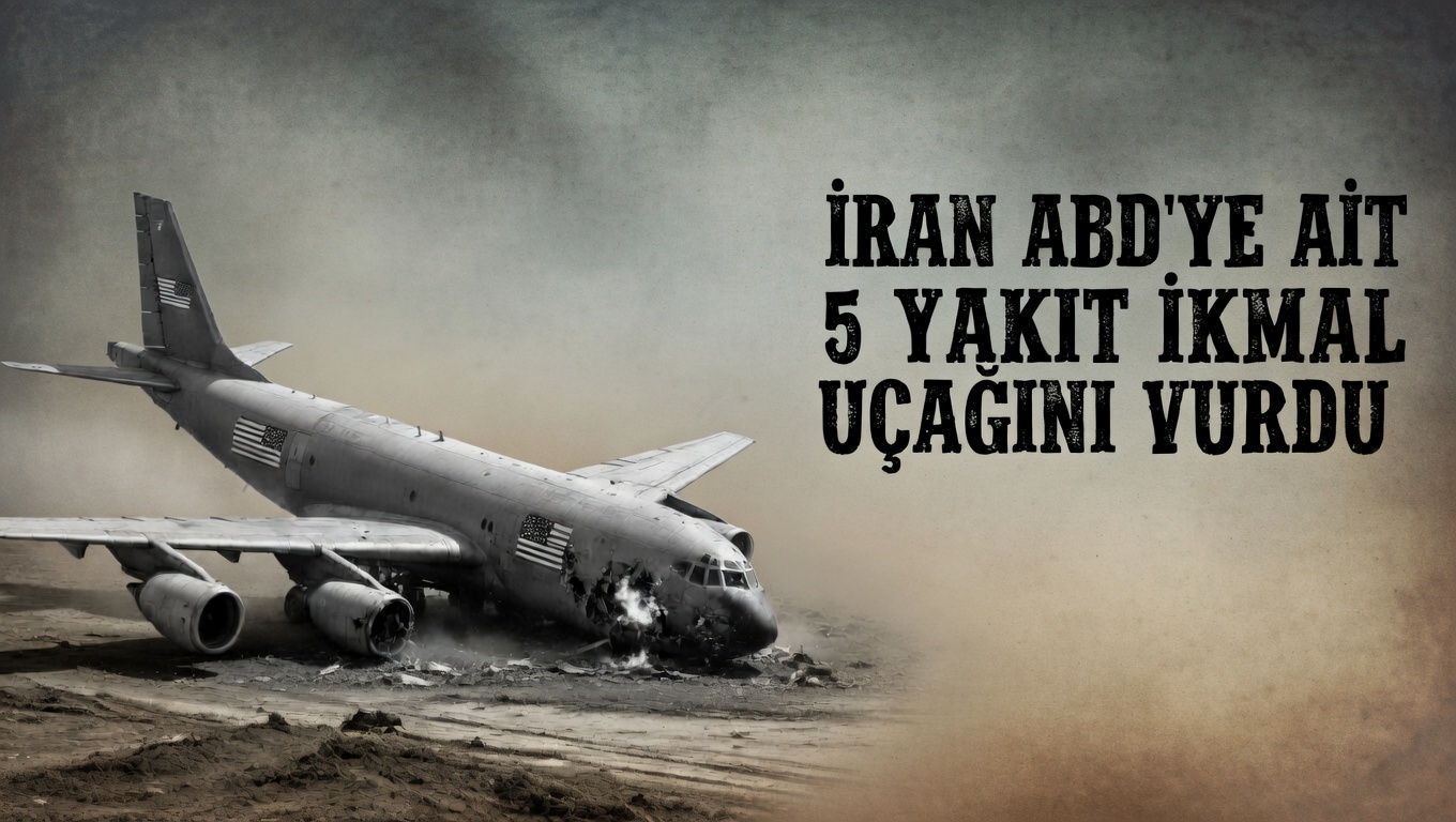 İRAN ABD’YE AİT 5 YAKIT İKMAL UÇAĞINI VURDU