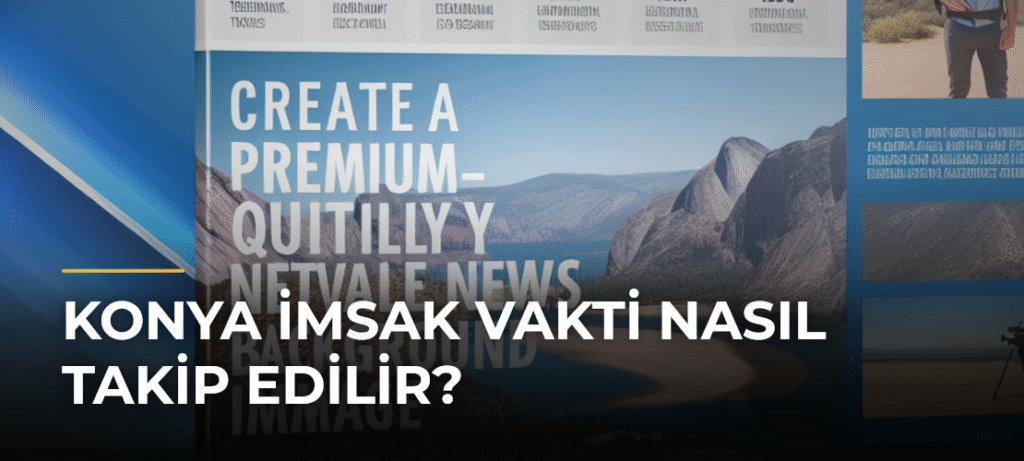 Konya İmsak Vakti Nasıl Takip Edilir?