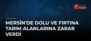 Mersin’de Dolu ve Fırtına Tarım Alanlarına Zarar Verdi