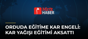Orduda Eğitime Kar Engeli: Kar Yağışı Eğitimi Aksattı
