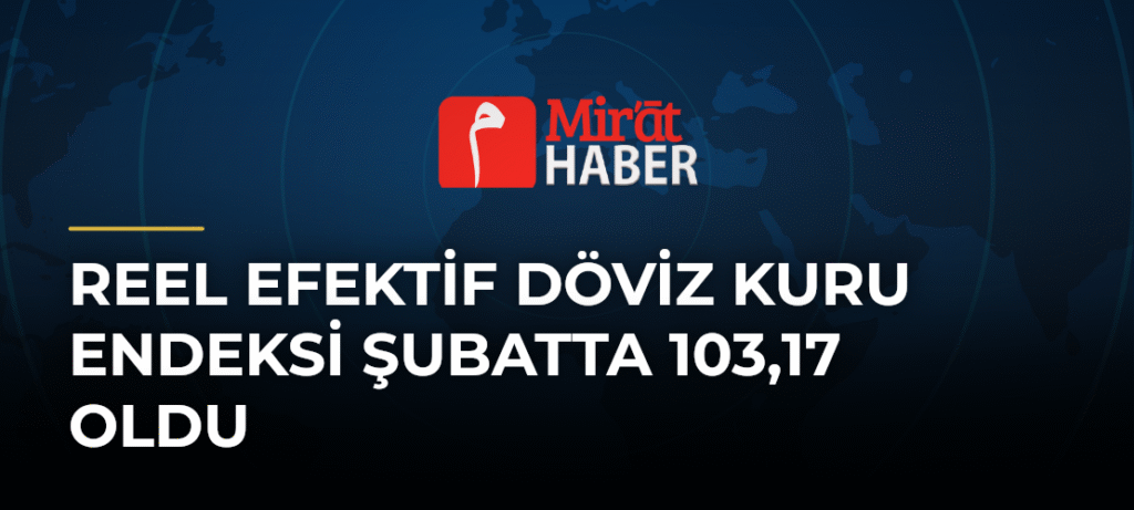 Reel Efektif Döviz Kuru Endeksi Şubatta 103,17 Oldu