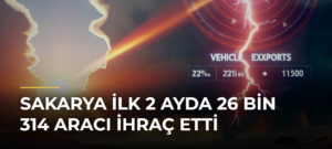 Sakarya İlk 2 Ayda 26 Bin 314 Aracı İhraç Etti