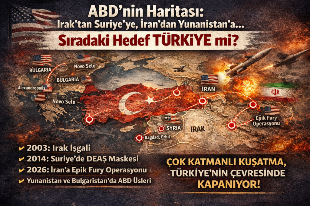 ABD’nin Haritası: Irak’tan Suriye’ye, İran’dan Yunanistan’a… Sıradaki Hedef Türkiye mi?