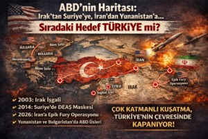 ABD’nin Haritası: Irak’tan Suriye’ye, İran’dan Yunanistan’a… Sıradaki Hedef Türkiye mi?