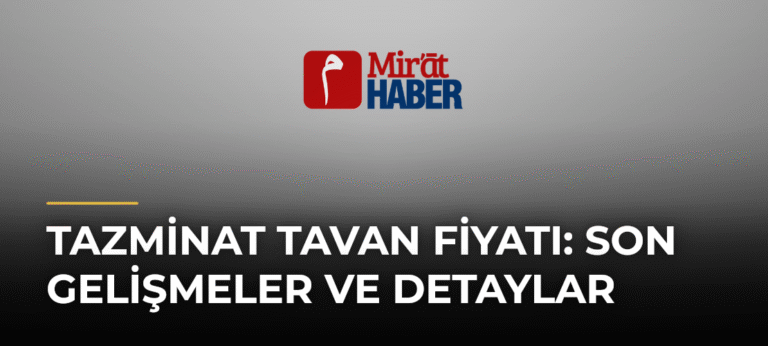 Tazminat Tavan Fiyatı: Son Gelişmeler ve Detaylar