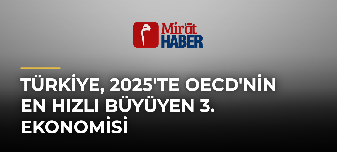 Türkiye, 2025'te OECD'nin En Hızlı Büyüyen 3. Ekonomisi