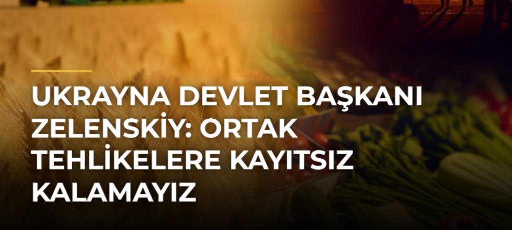 Ukrayna Devlet Başkanı Zelenskiy: Ortak Tehlikelere Kayıtsız Kalamayız