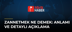 Zannetmek Ne Demek: Anlamı ve Detaylı Açıklama