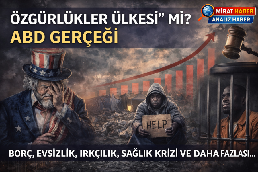 “ÖZGÜRLÜKLER ÜLKESİ” Mİ, YOKSA ÇELİŞKİLER İMPARATORLUĞU MU? ABD GERÇEĞİ