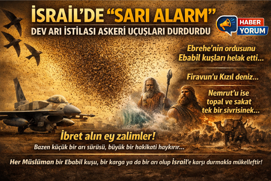 İSRAİL’DE “SARI ALARM”: DEV ARI İSTİLASI ASKERİ UÇUŞLARI DURDURDU