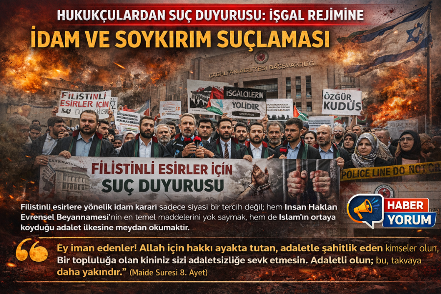 HUKUKÇULARDAN SUÇ DUYURUSU: İŞGAL REJİMİNE İDAM VE SOYKIRIM SUÇLAMASI
