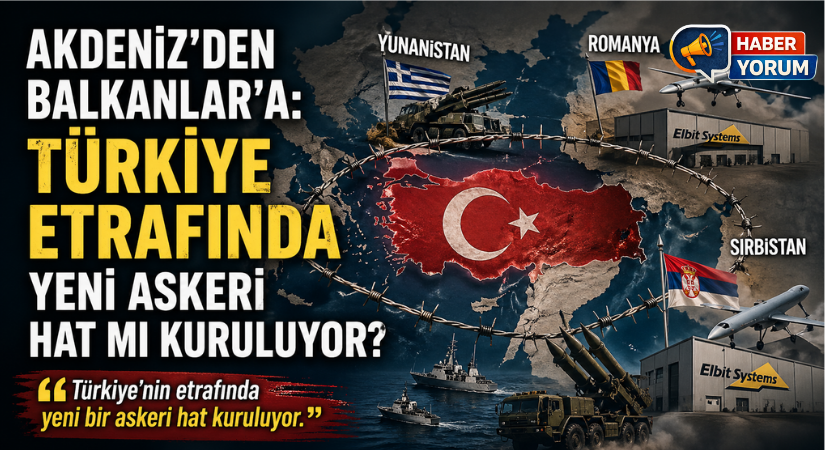 Akdeniz’den Balkanlar’a: Türkiye Etrafında Yeni Askeri Hat mı Kuruluyor?