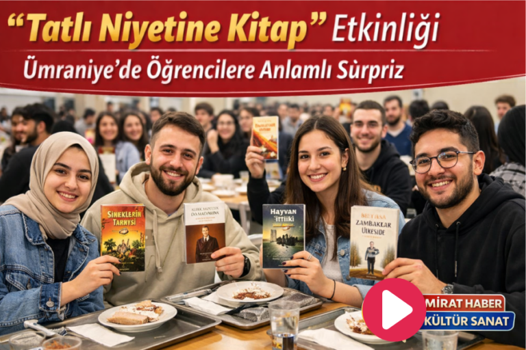 “Tatlı Niyetine Kitap” Etkinliği. Ümraniye’de Öğrencilere Anlamlı Sürpriz