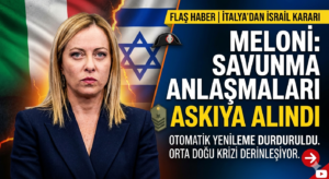İtalya’dan İsrail Kararı