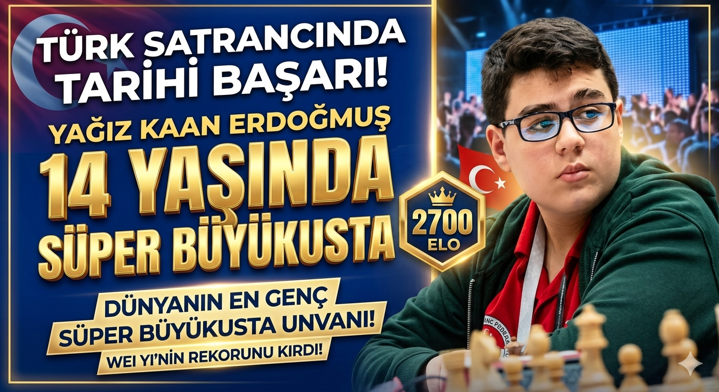 14 Yaşındaki Yağız Kaan Erdoğmuş Tarihe Geçti