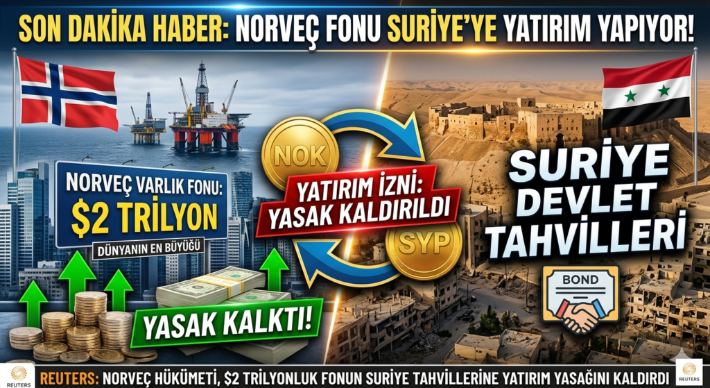 Norveç’ten Suriye Kararı: Devlet Tahvili Yasağı Kalktı