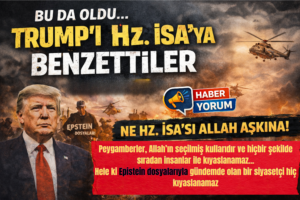 BU DA OLDU… Trump’ı Hz. İsa’ya Benzettiler