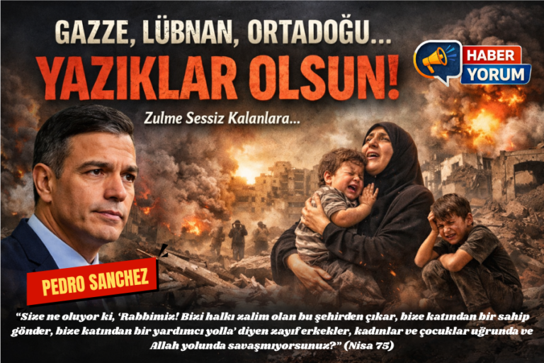 SANCHEZ VE LULA’DAN ORTA DOĞU MESAJI: “SAVAŞI DESTEKLEYENLERE YAZIKLAR OLSUN”