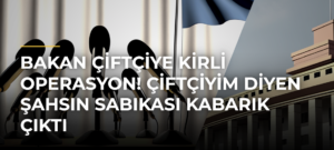 Bakan Çiftçiye kirli operasyon! Çiftçiyim diyen şahsın sabıkası kabarık çıktı