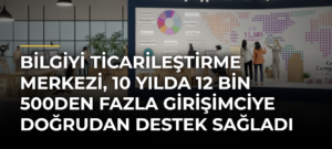 Bilgiyi Ticarileştirme Merkezi, 10 yılda 12 bin 500den fazla girişimciye doğrudan destek sağladı