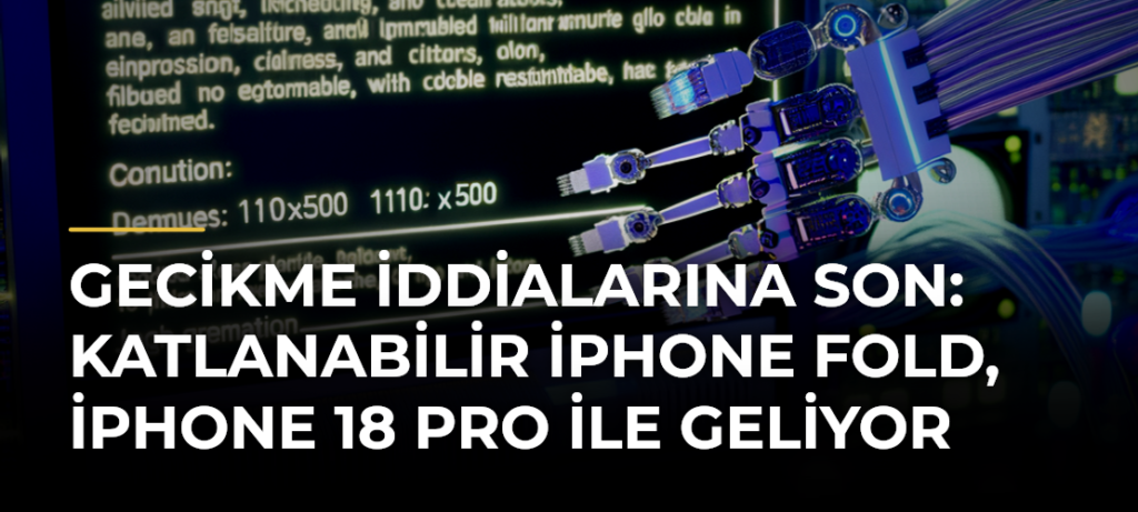 Gecikme İddialarına Son: Katlanabilir iPhone Fold, iPhone 18 Pro ile Geliyor