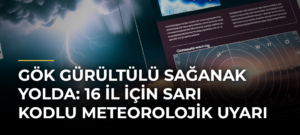 Gök gürültülü sağanak yolda: 16 il için sarı kodlu meteorolojik uyarı