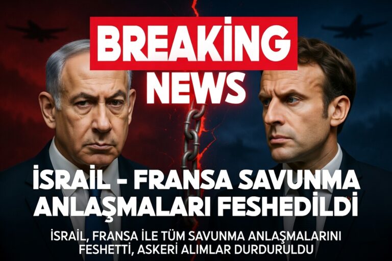 İsrail, Fransa ile Savunma Anlaşmalarını Feshetti