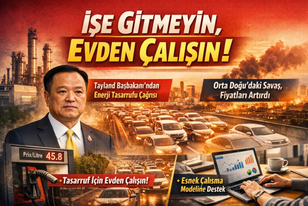 İşe Gitmeyin, Evden Çalışın  Enerji Krizi Tayland’ı Vurdu