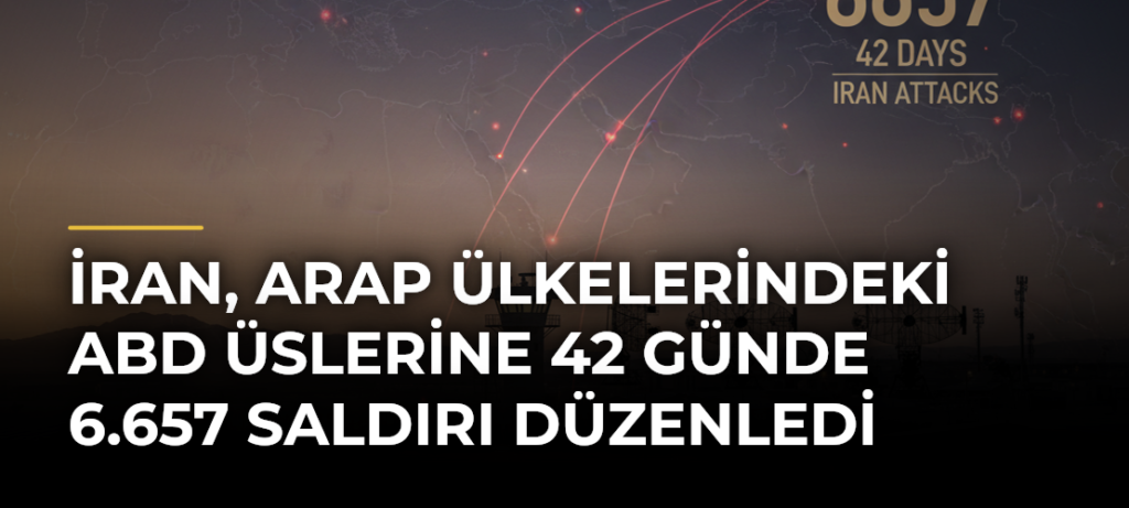 İran, Arap Ülkelerindeki ABD Üslerine 42 Günde 6.657 Saldırı Düzenledi