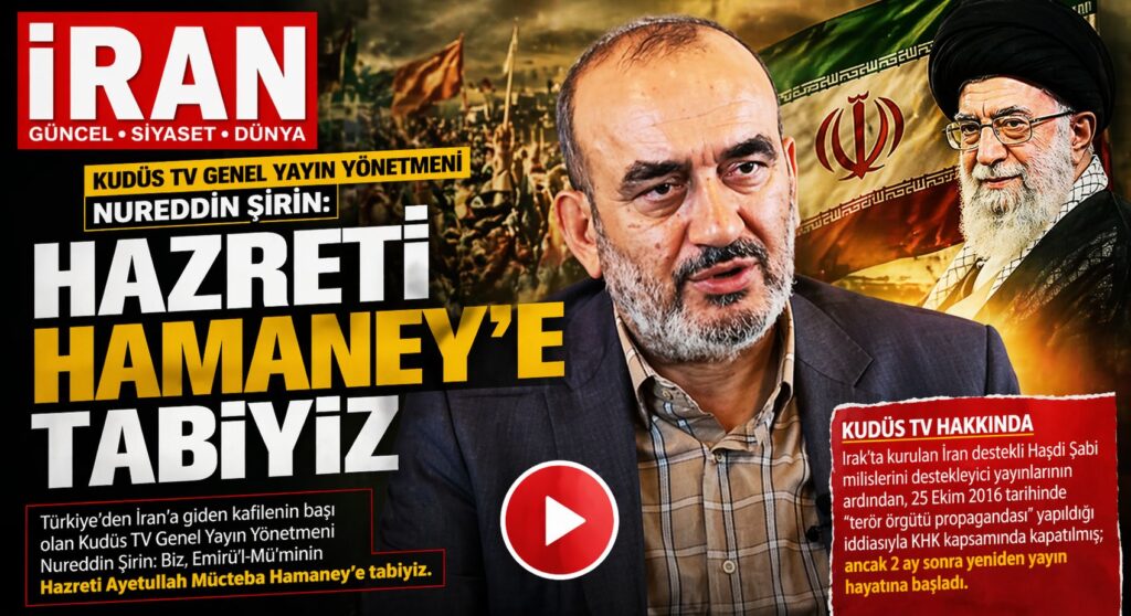 Nureddin Şirin’den, Tahran’da Bağlılık Mesajı