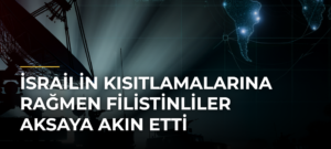 İsrailin kısıtlamalarına rağmen Filistinliler Aksaya akın etti