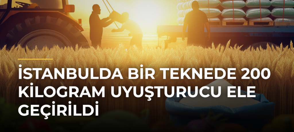 İstanbulda bir teknede 200 kilogram uyuşturucu ele geçirildi