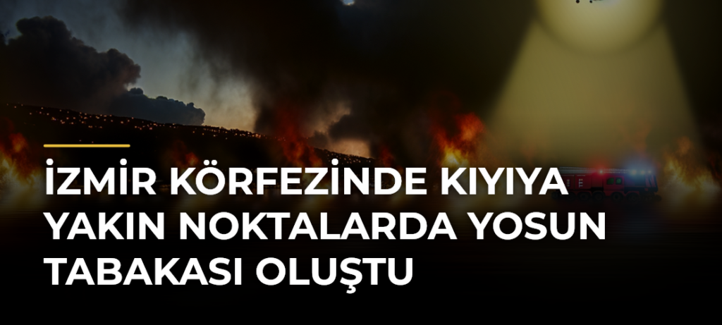 İzmir Körfezinde Kıyıya Yakın Noktalarda Yosun Tabakası Oluştu