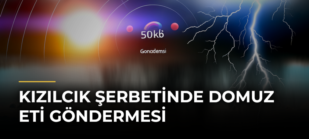 Kızılcık Şerbetinde Domuz Eti Göndermesi