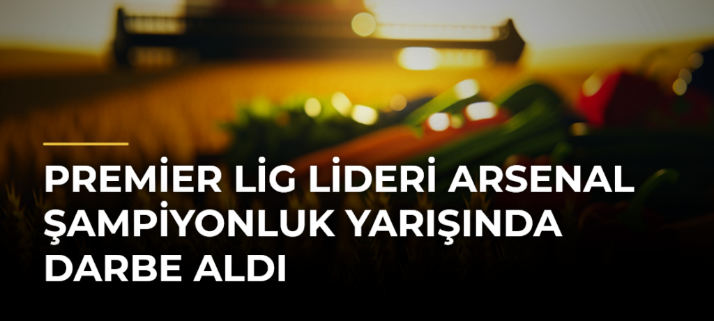 Premier Lig lideri Arsenal şampiyonluk yarışında darbe aldı