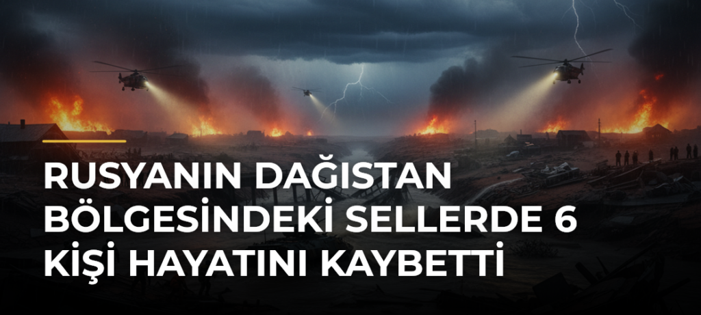Rusyanın Dağıstan bölgesindeki sellerde 6 kişi hayatını kaybetti