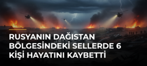 Rusyanın Dağıstan bölgesindeki sellerde 6 kişi hayatını kaybetti
