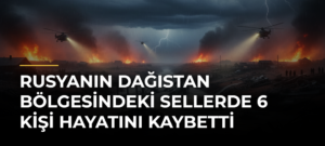 Rusyanın Dağıstan bölgesindeki sellerde 6 kişi hayatını kaybetti