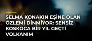 Selma Konakın eşine olan özlemi dinmiyor: Sensiz koskoca bir yıl geçti Volkanım