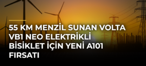 55 km menzil sunan Volta VB1 Neo elektrikli bisiklet için yeni A101 fırsatı