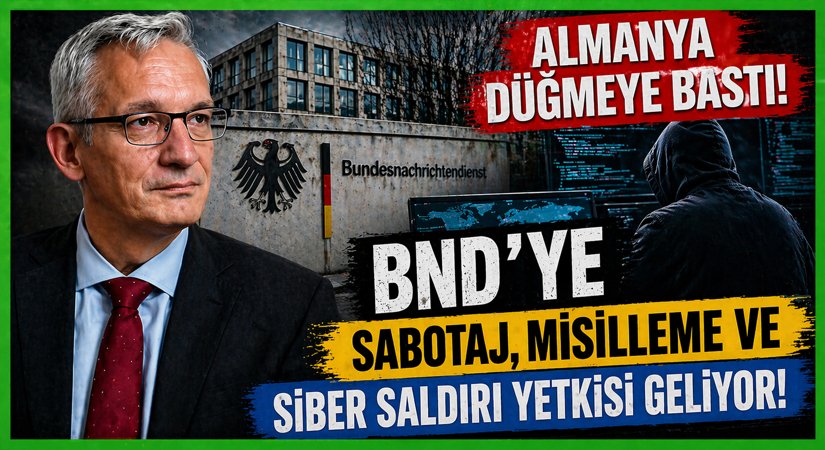 BND’ye: Sabotaj, Misilleme ve Siber Saldırı Yetkisi