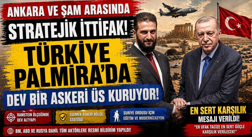 Türkiye, Palmira’da Yeni Askeri Üs Kuruyor