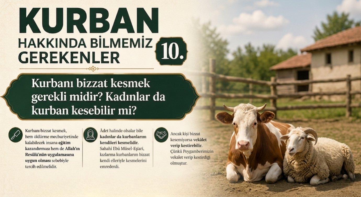 KURBANI BİZZAT KESMEK GEREKLİ MİDİR?