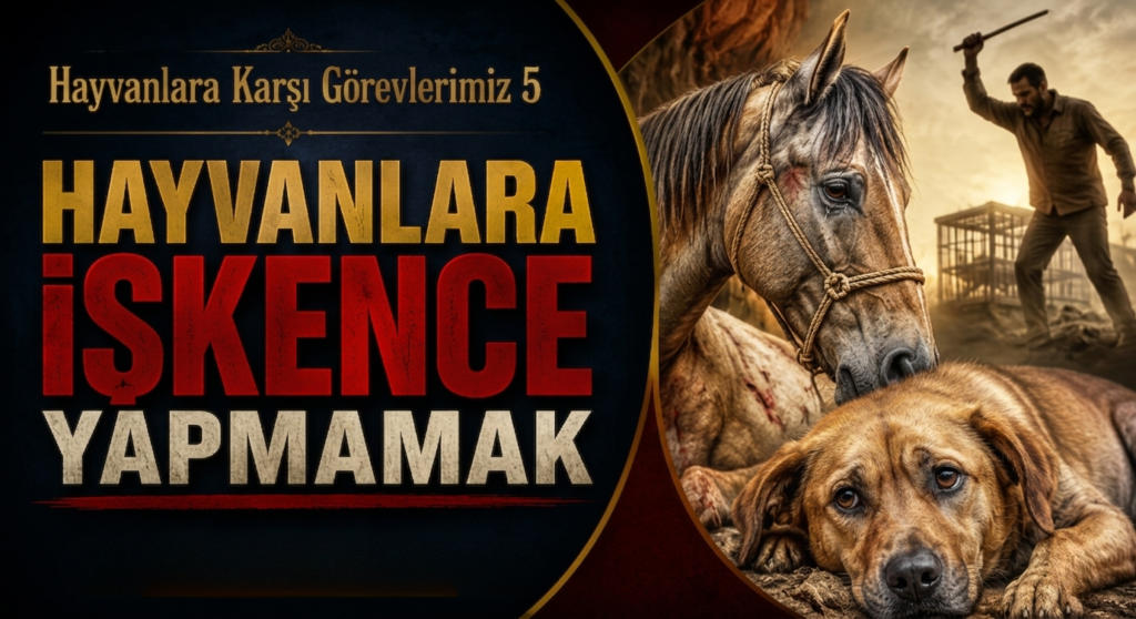 HAYVANLARA İŞKENCE YAPMAMAK